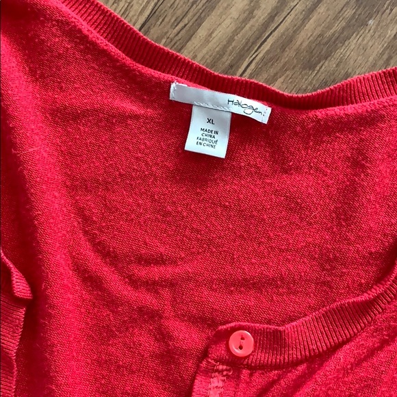 Red Cardigan - Picture 2 of 4